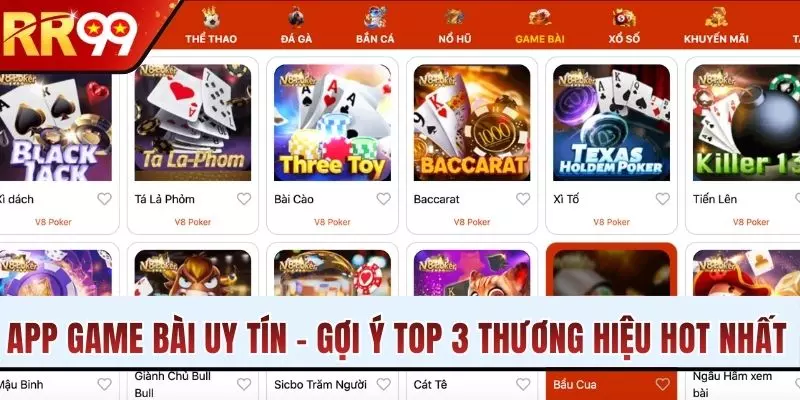 App Game Bài Uy Tín - Gợi Ý Top 3 Thương Hiệu Hot Nhất