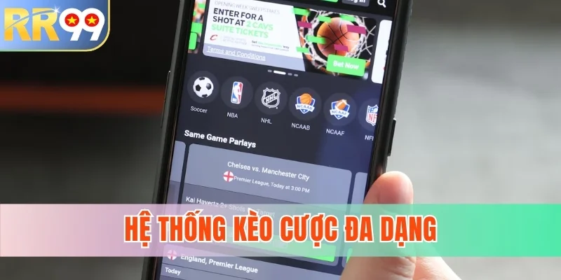 Hệ thống kèo cược đa dạng