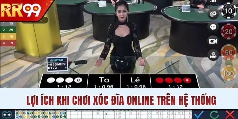 Lợi ích khi chơi Xóc Đĩa online trên hệ thống