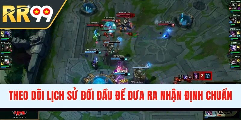 Theo dõi lịch sử đối đầu để đưa ra nhận định chuẩn xác